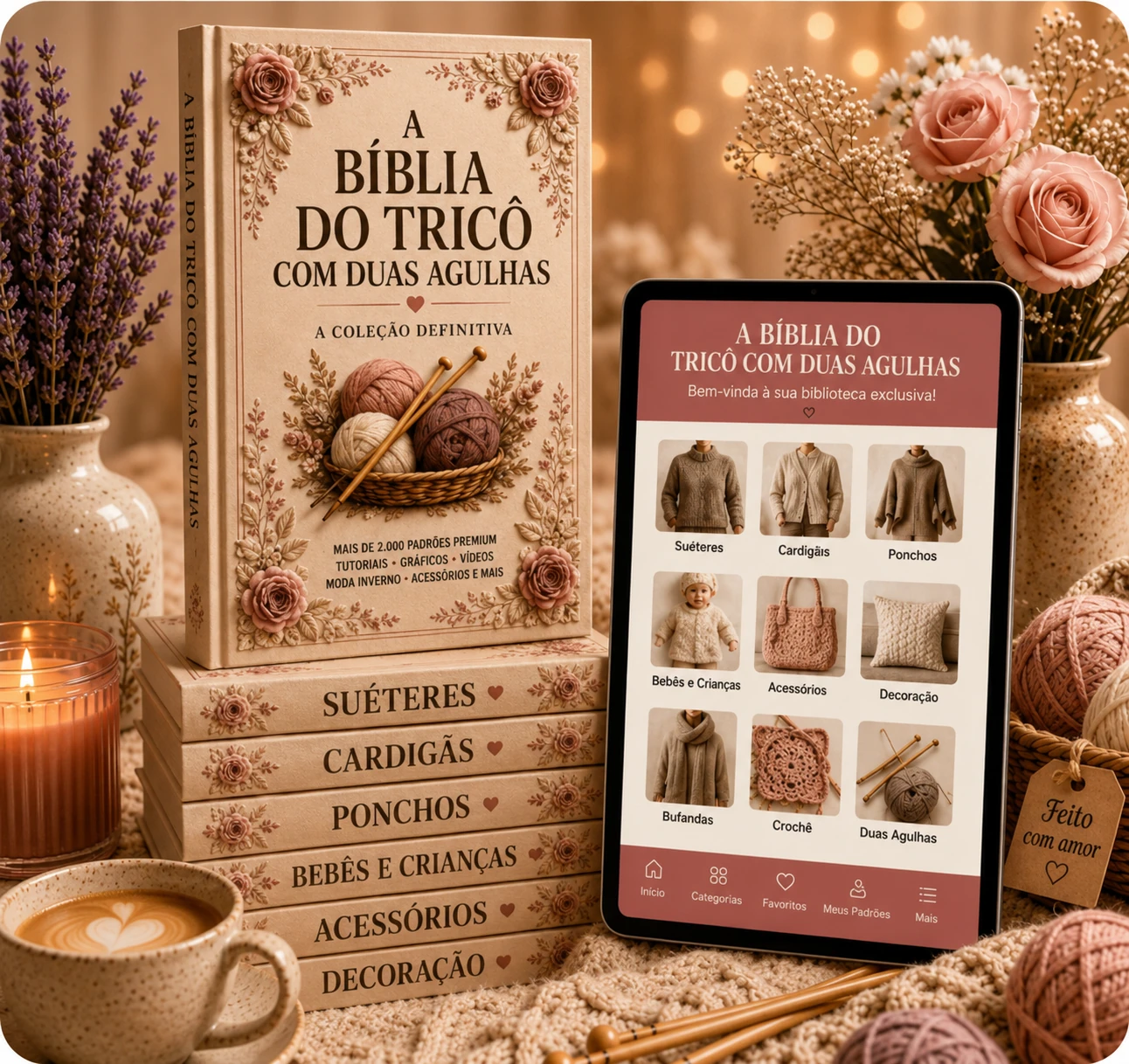 Bíblia do Tricô com Duas Agulhas